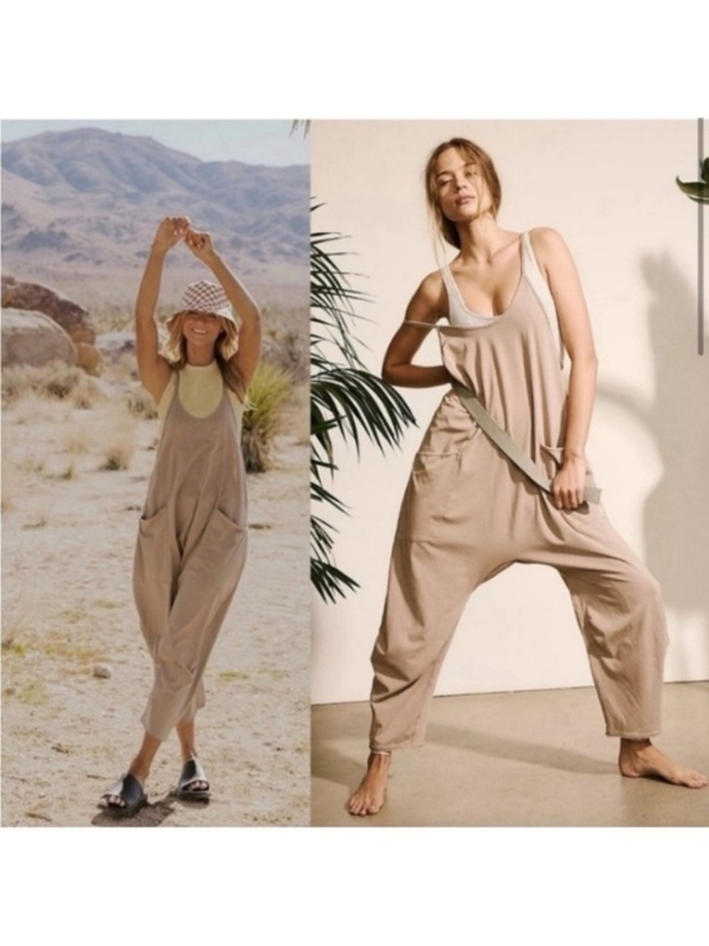 Free People Movement Hot Shot Onesie Size Women’s Medium Color Cream/Tan